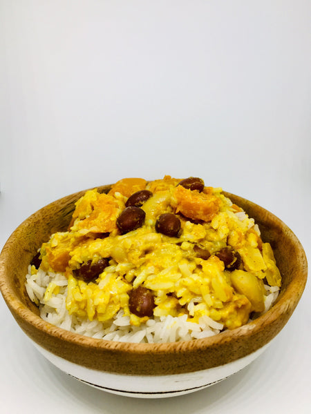 Pumpkin & Mixed Bean Curry